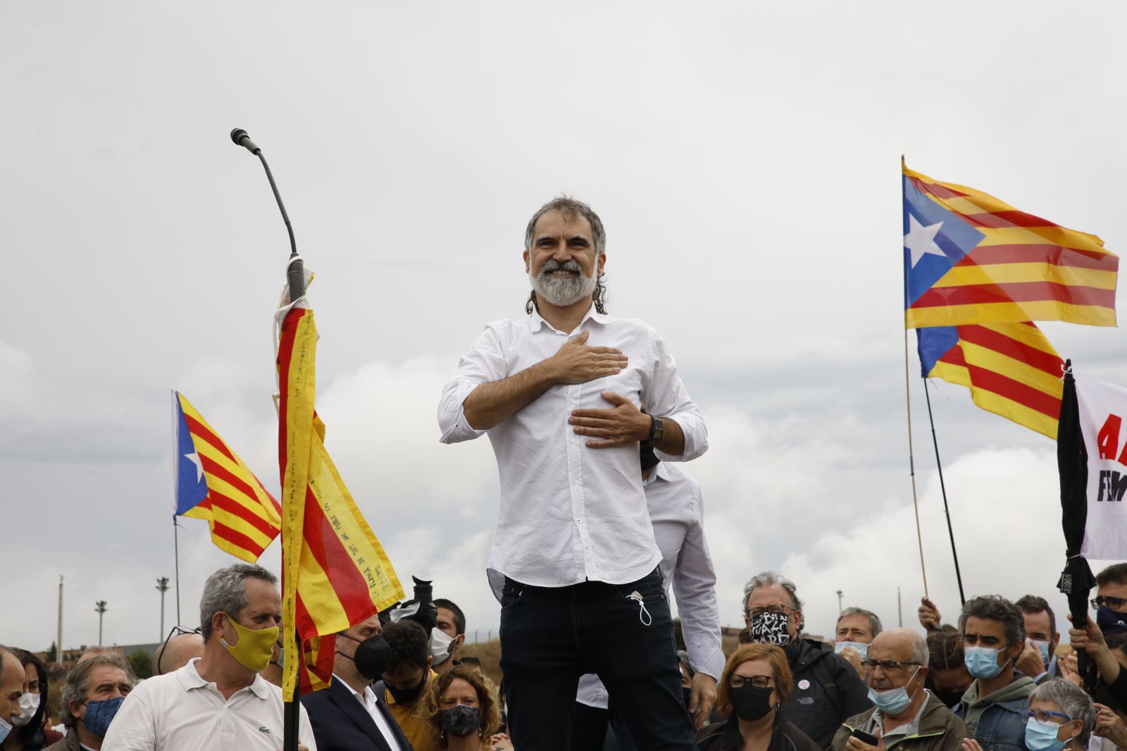 El presidente de Òmnium Cultural, Jordi Cuixart