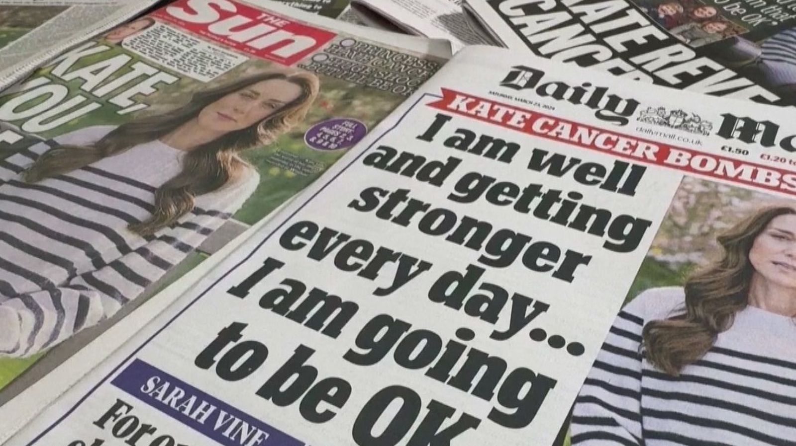 La prensa británica da su apoyo a la princesa de Gales: "Kate no está sola"