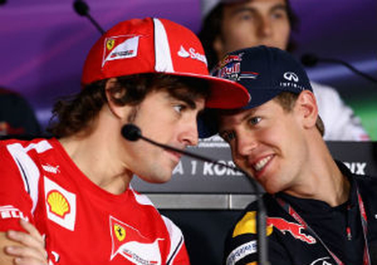 Fernando Alonso y Sebastian Vettel