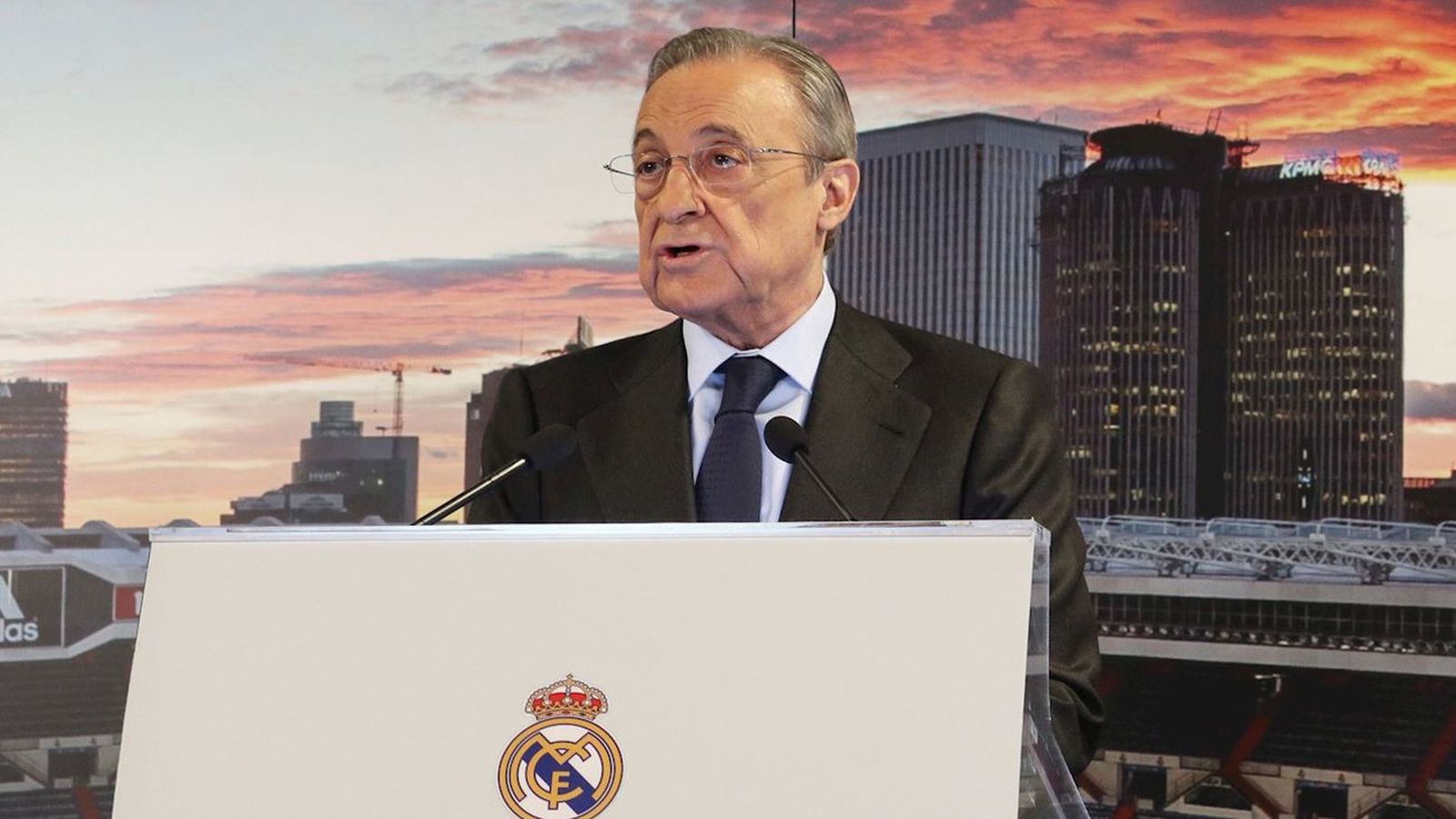 Florentino Pérez: "La Superliga es para salvar al fútbol de una situación dramática"