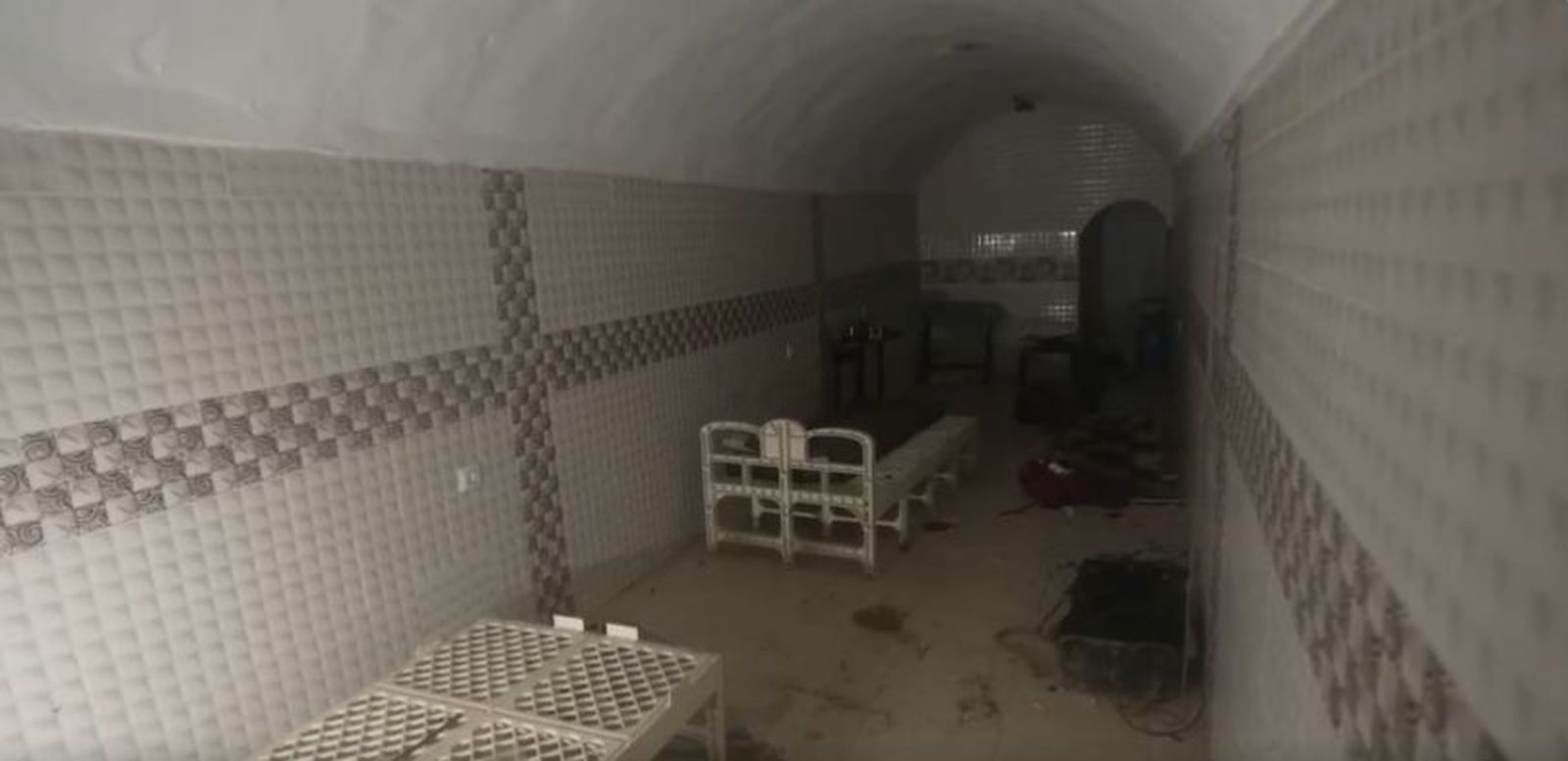 Túnel en Gaza donde Hamás retuvo a rehenes