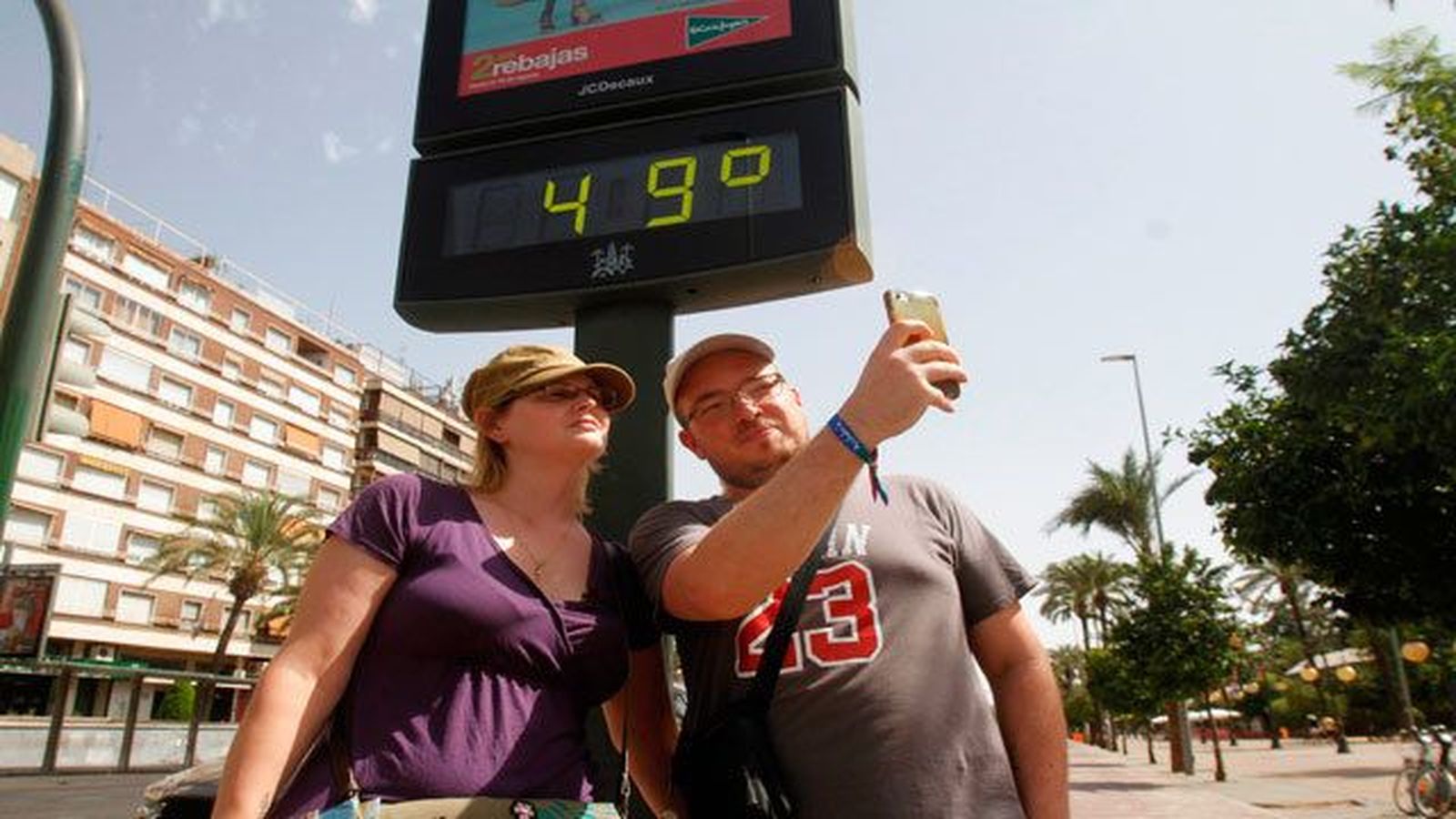 Un hombre de 78 años muere por un golpe de calor en Murcia