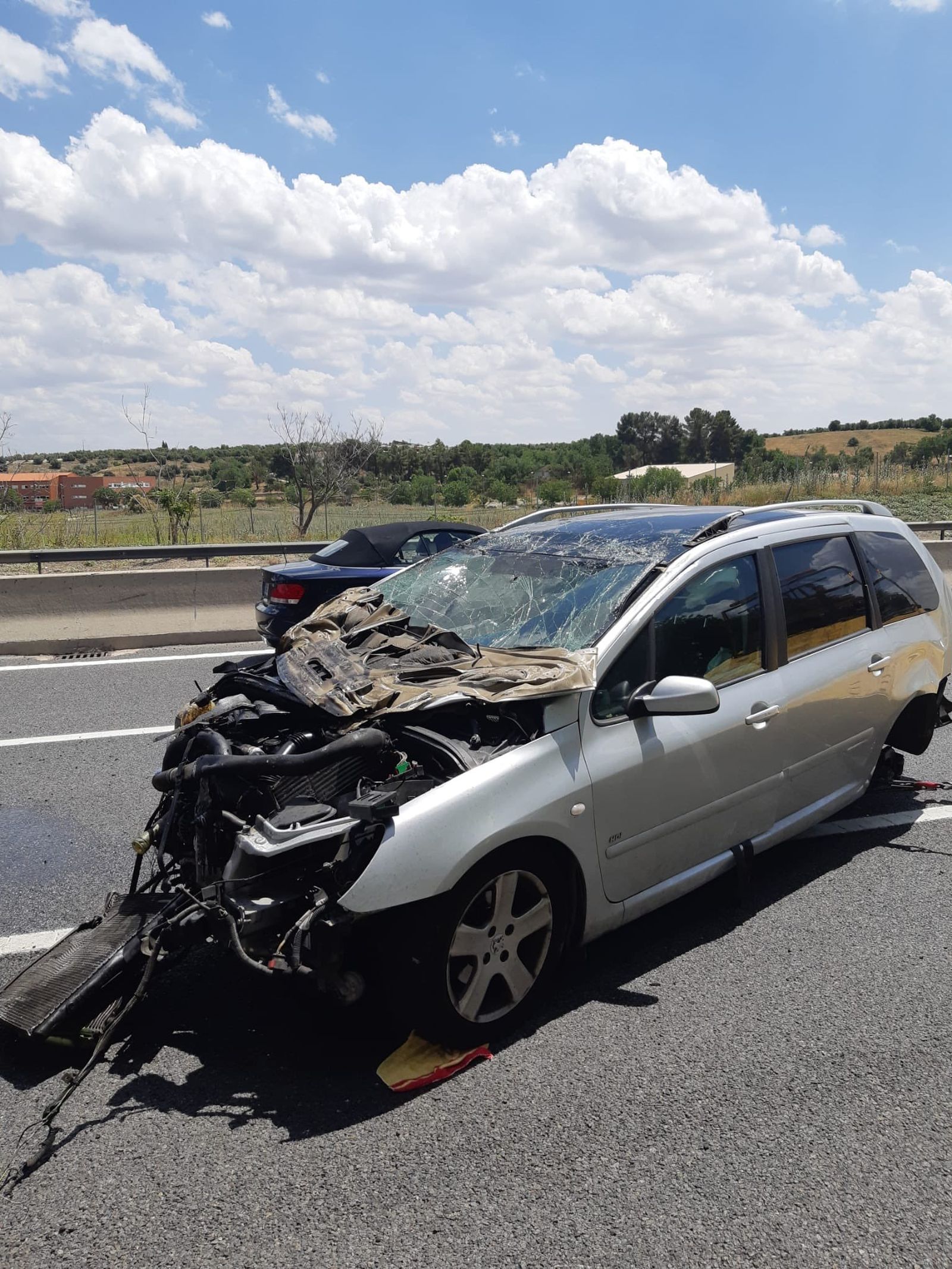 Accidente en la A-2