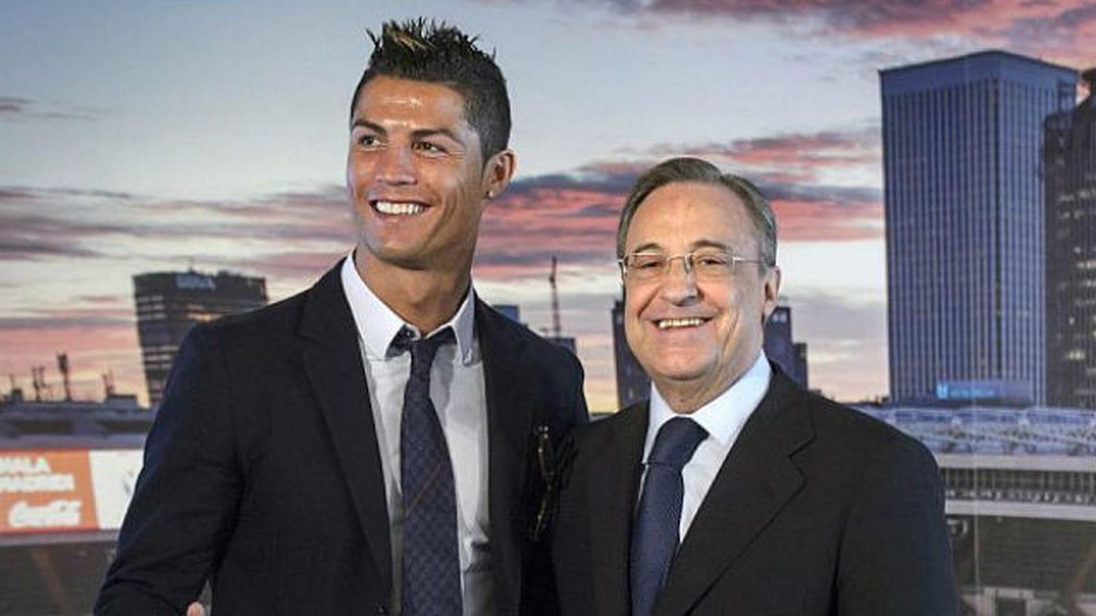 Cristiano Ronaldo y Florentino Pérez